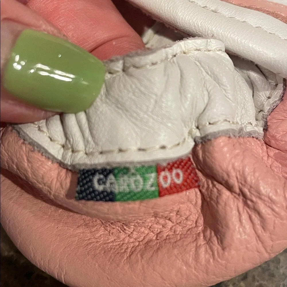 Set of 2 Pink Cardozo Baby Booties Slippers Shores & Soft Leather Size 6-12 Mo